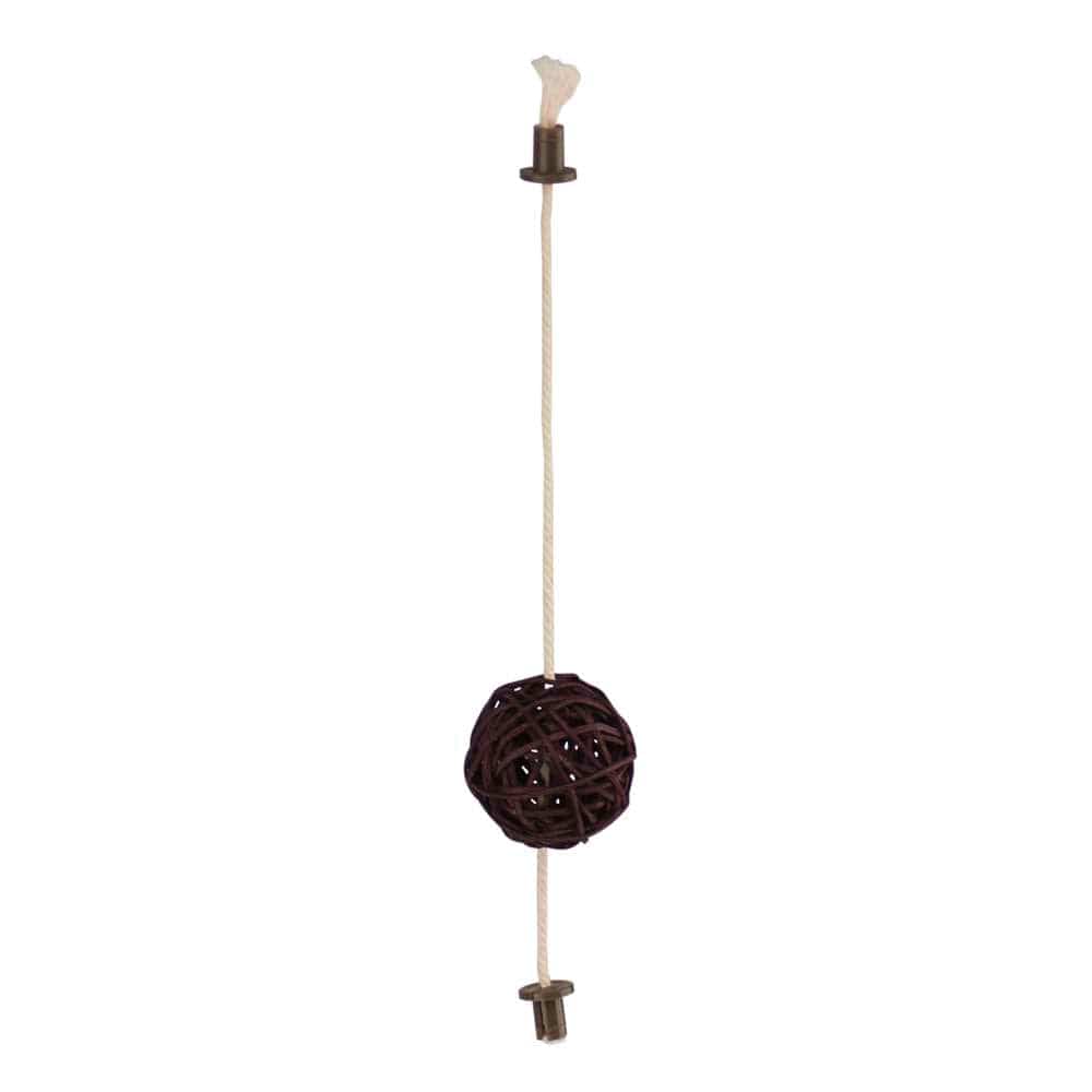 Catit Vesper Rattan Ball Toy Dark