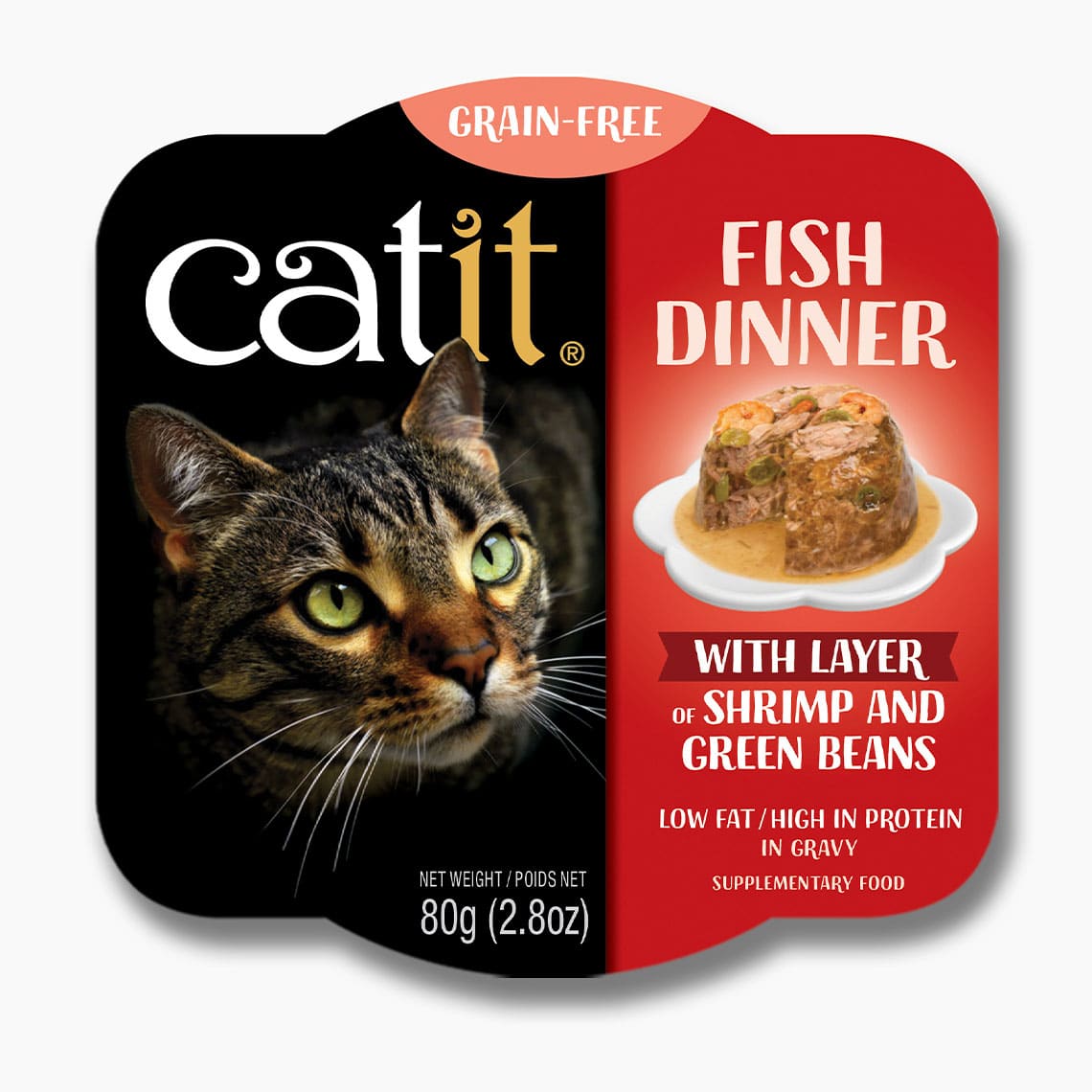 Catit Fish Dinner - Shrimp and Green Beans US