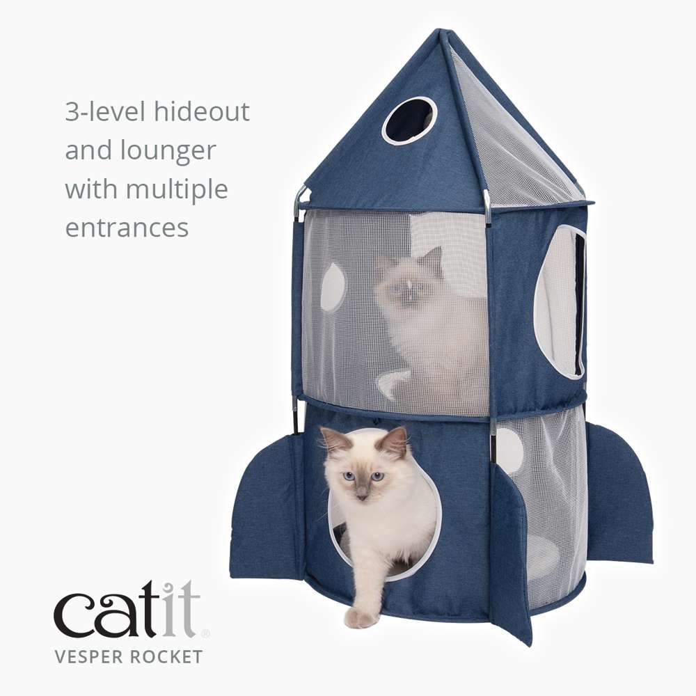Catit Vesper Rocket Blue – Catit USA - Official Catit Brand Store