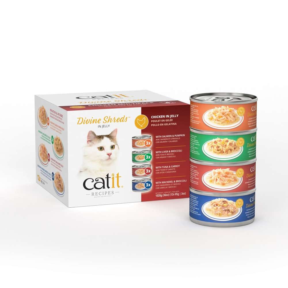 Catit Divine Shreds in Jelly Multipack