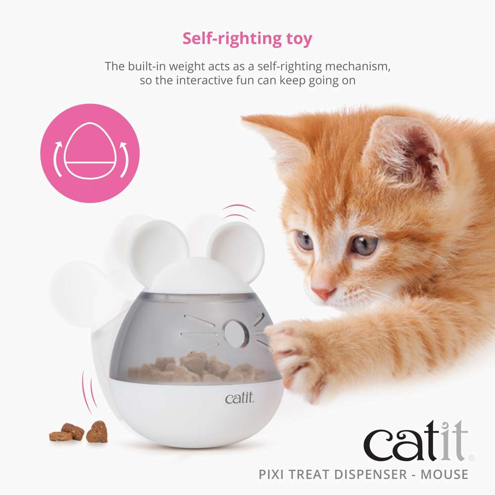 Catit PIXI Treat Dispenser – Mouse – Catit USA - Official Catit