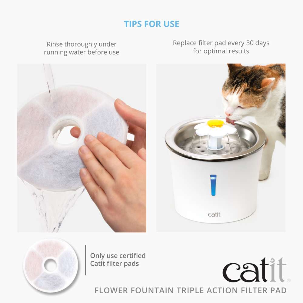 Catit Fountain Frameless Triple Action Filter