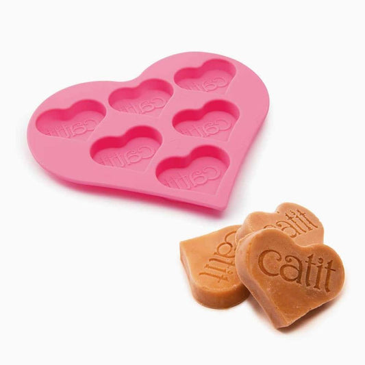 Catit Heart Shaped Silicone Ice Tray