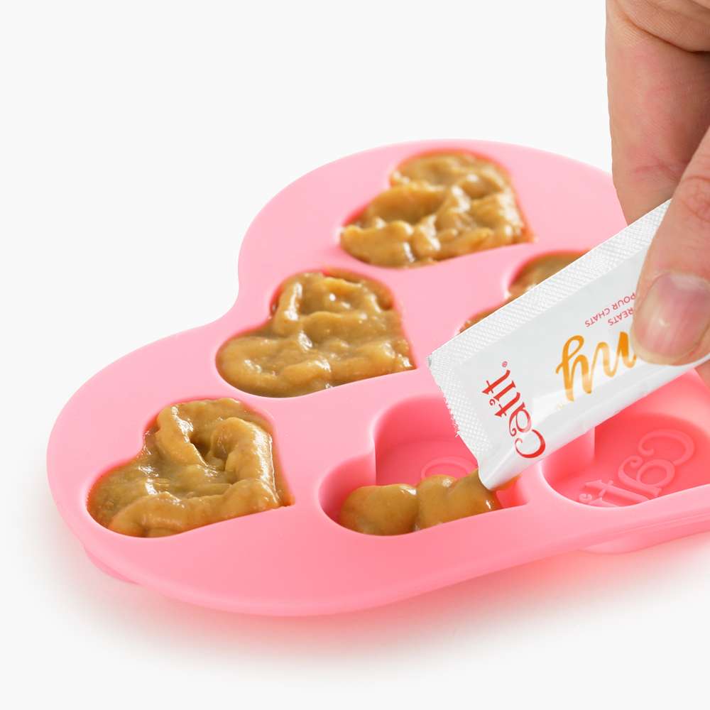 Catit Heart Shaped Silicone Ice Tray