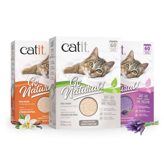 Catit Go Natural! Pea Husk Clumping Cat Litter