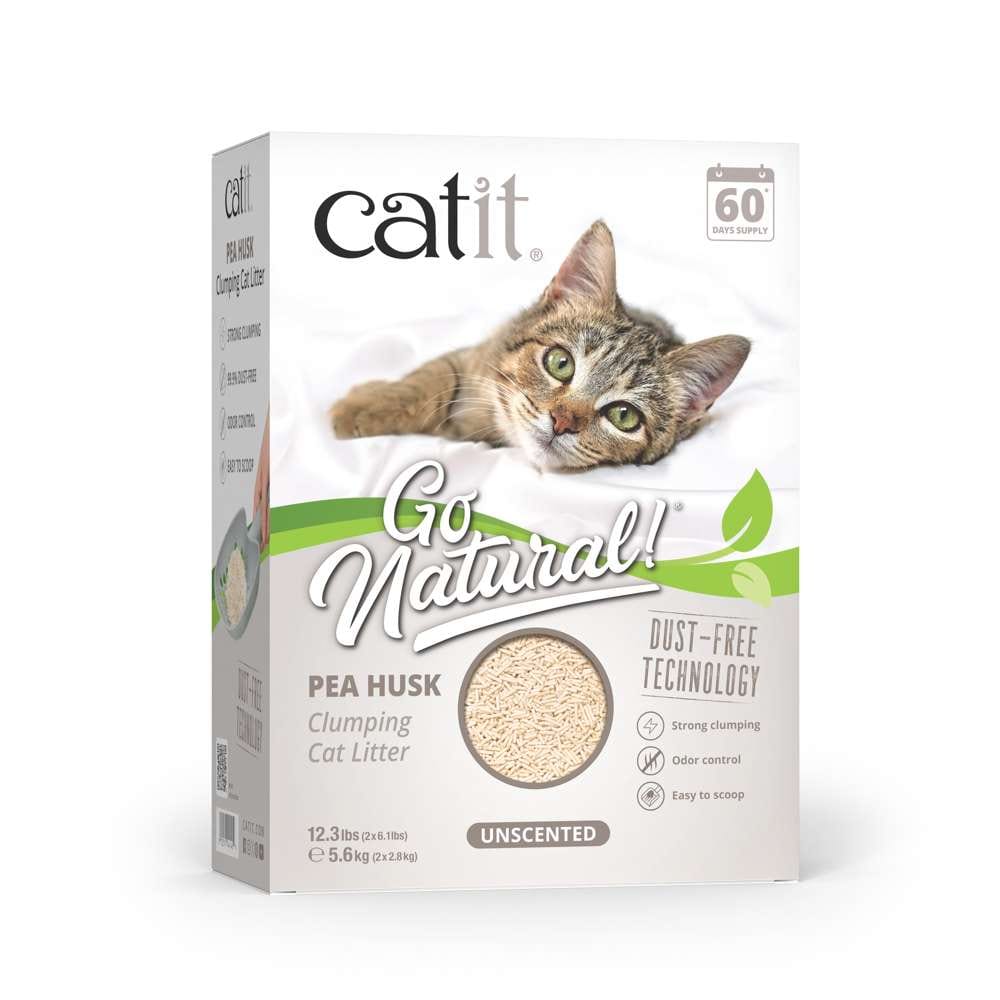 Catit Go Natural! Pea Husk Clumping Cat Litter