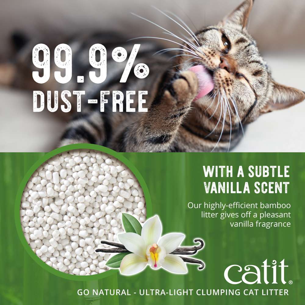Catit Go Natural Bamboo Litter Vanilla
