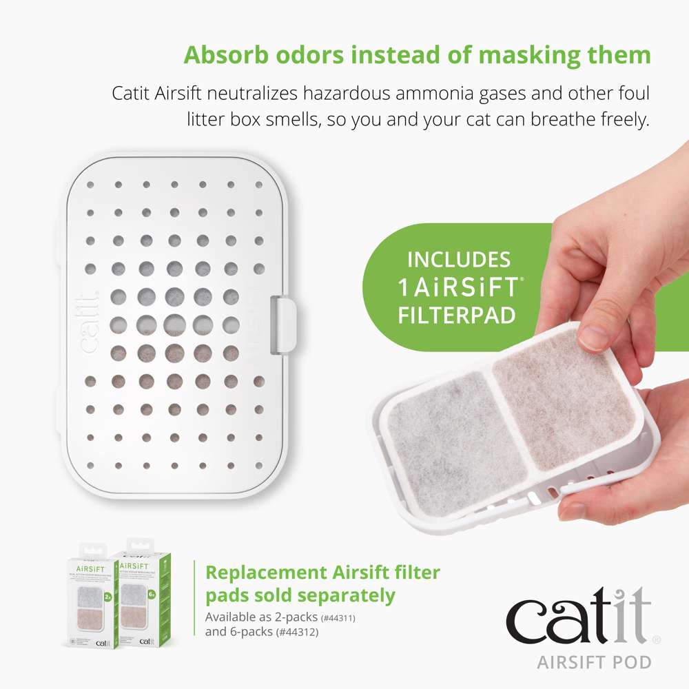 Catit Airsift Dual Action Odor Reducing Pod