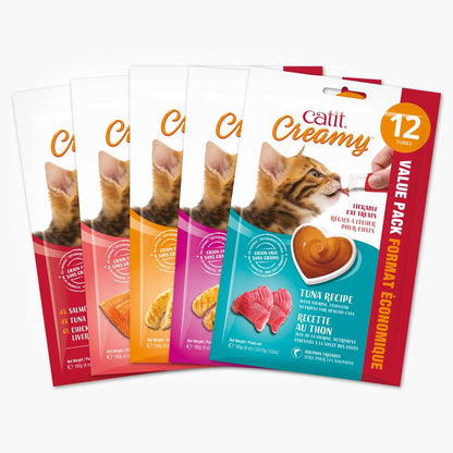 Catit Creamy Cat Treats 12 Pack