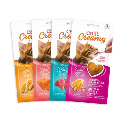 Catit Creamy Cat Treats 5 Pack