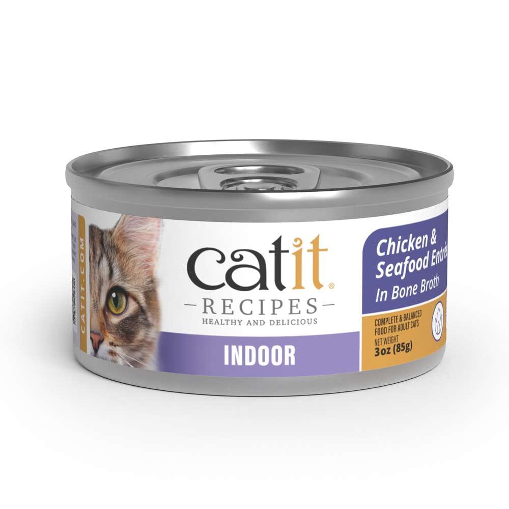 Case of Catit Recipes INDOOR Entrée in Bone Broth
