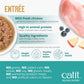 Case of Catit Recipes Chicken Entrée in Bone Broth for Senior Cats