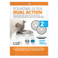 Catit Dual Action Fountain Filter 2 Pack