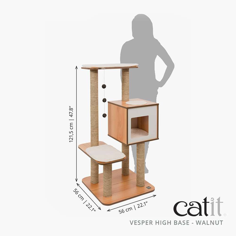 Catit Vesper High Base Walnut