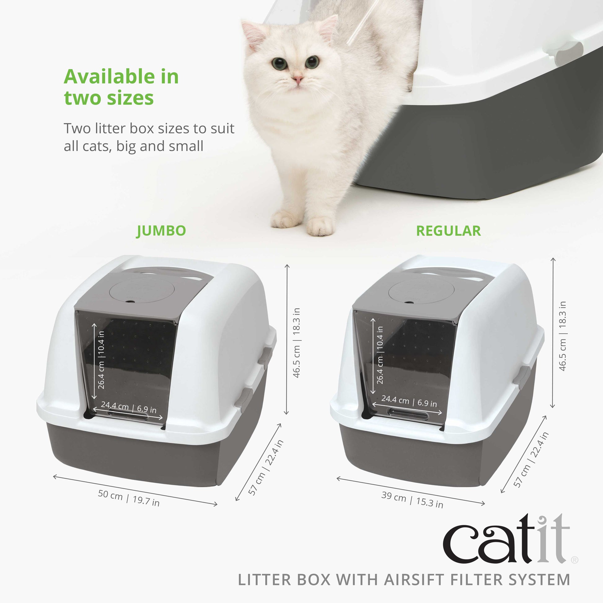 Setup and Review of Our Litter Box  Catit Jumbo Hooded Cat Pan 