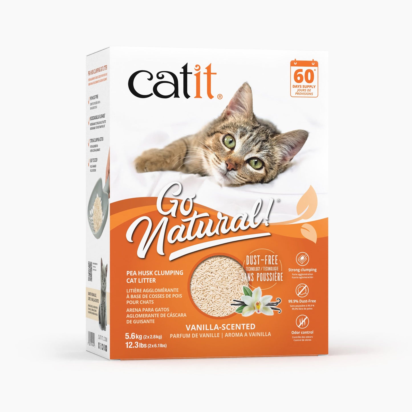 Catit Go Natural! Pea Husk Clumping Cat Litter