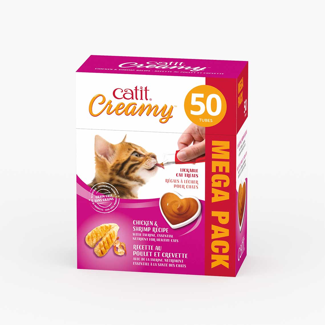 44439 - Catit Creamy Chicken & Shrimp - 50 pack