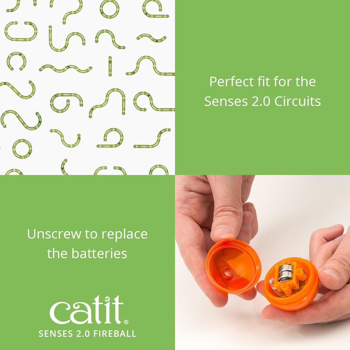 Catit senses cheap ball battery