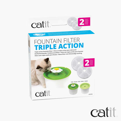 Catit triple action filter 2 pack packaging