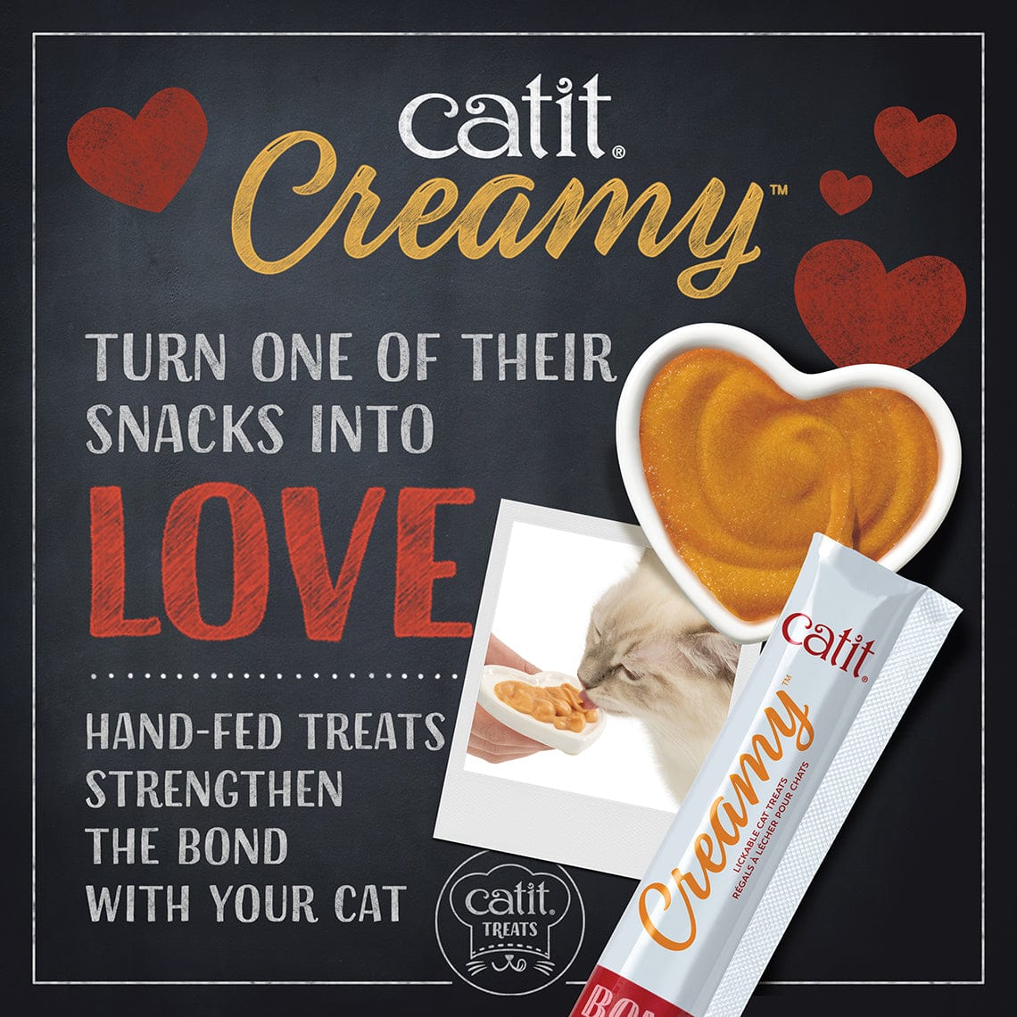 Catit Creamy Cat Treats – 50 Pack