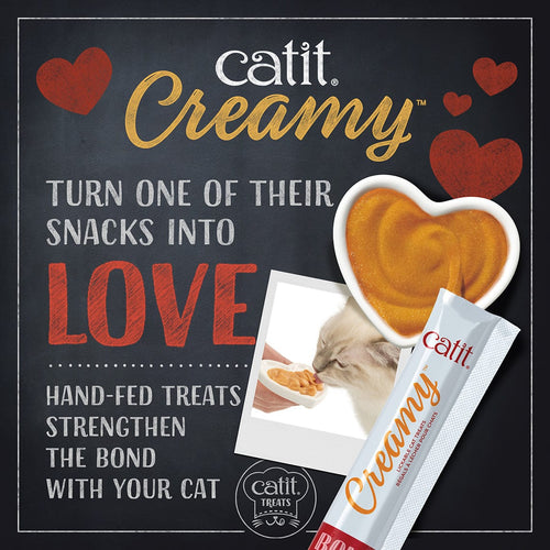 Catit Creamy Grain-Free Lickable Cat Treats Variety Pack