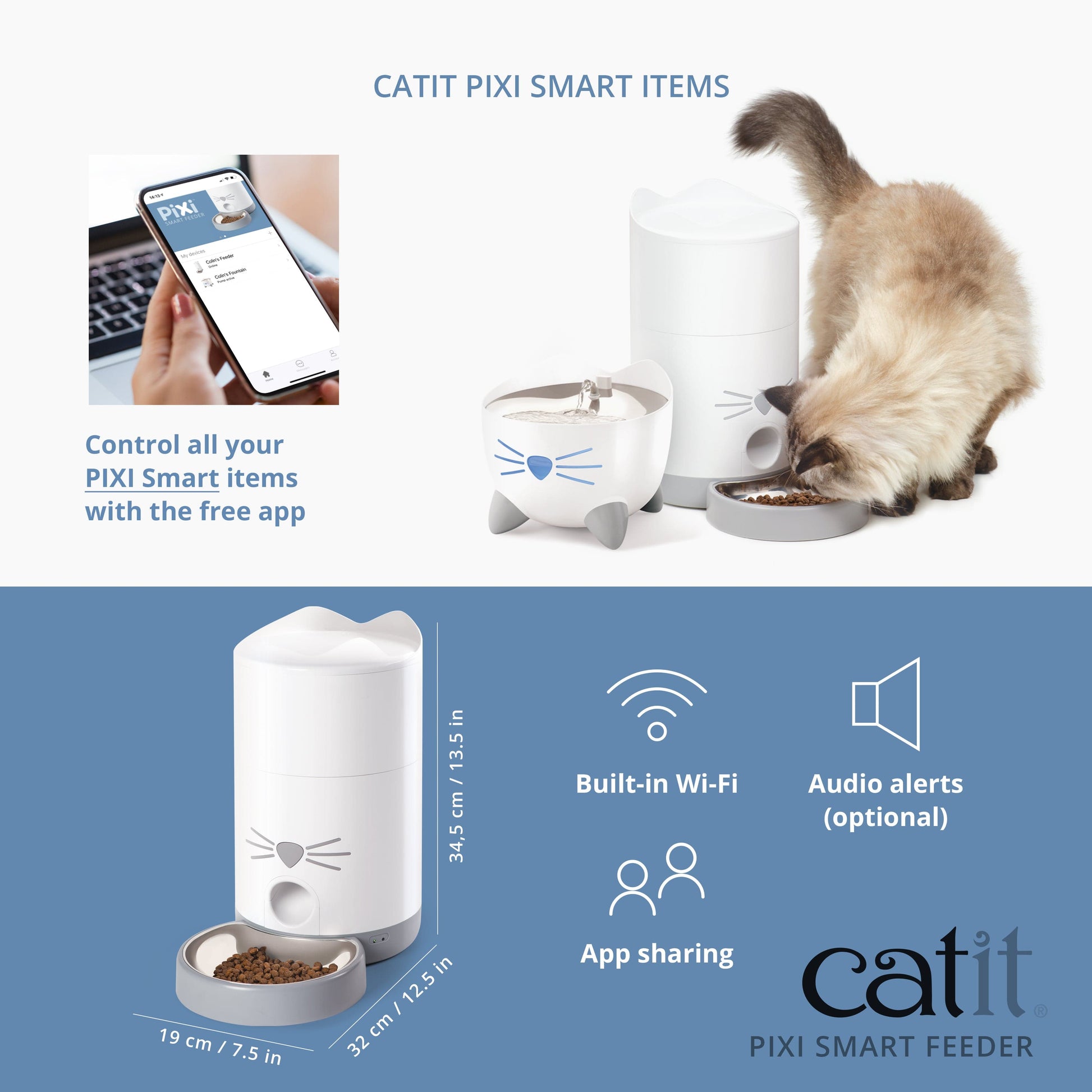 Catit PIXI Smart Vacuum Food Container - Products