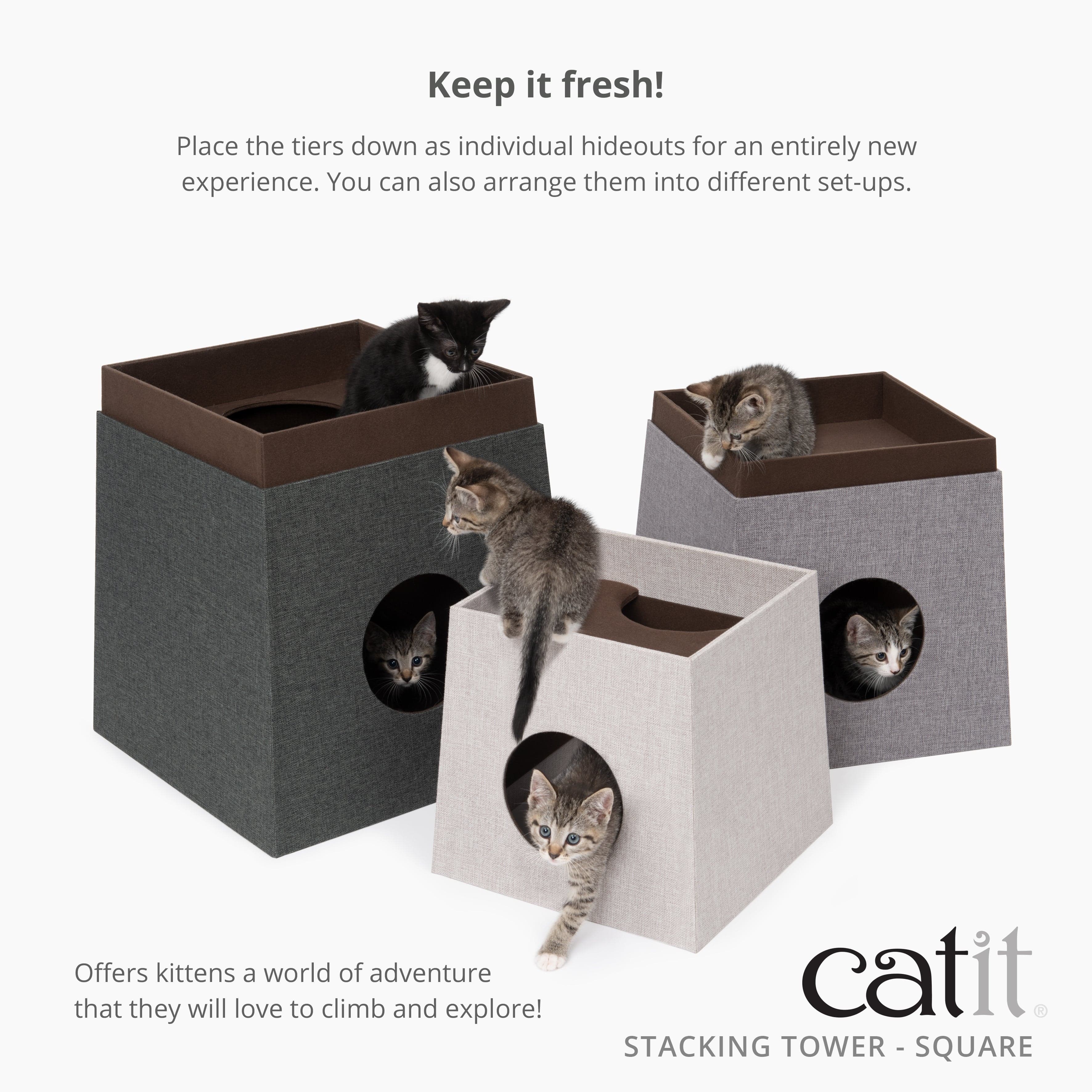 CatitUSA Catit Stacking Tower Square