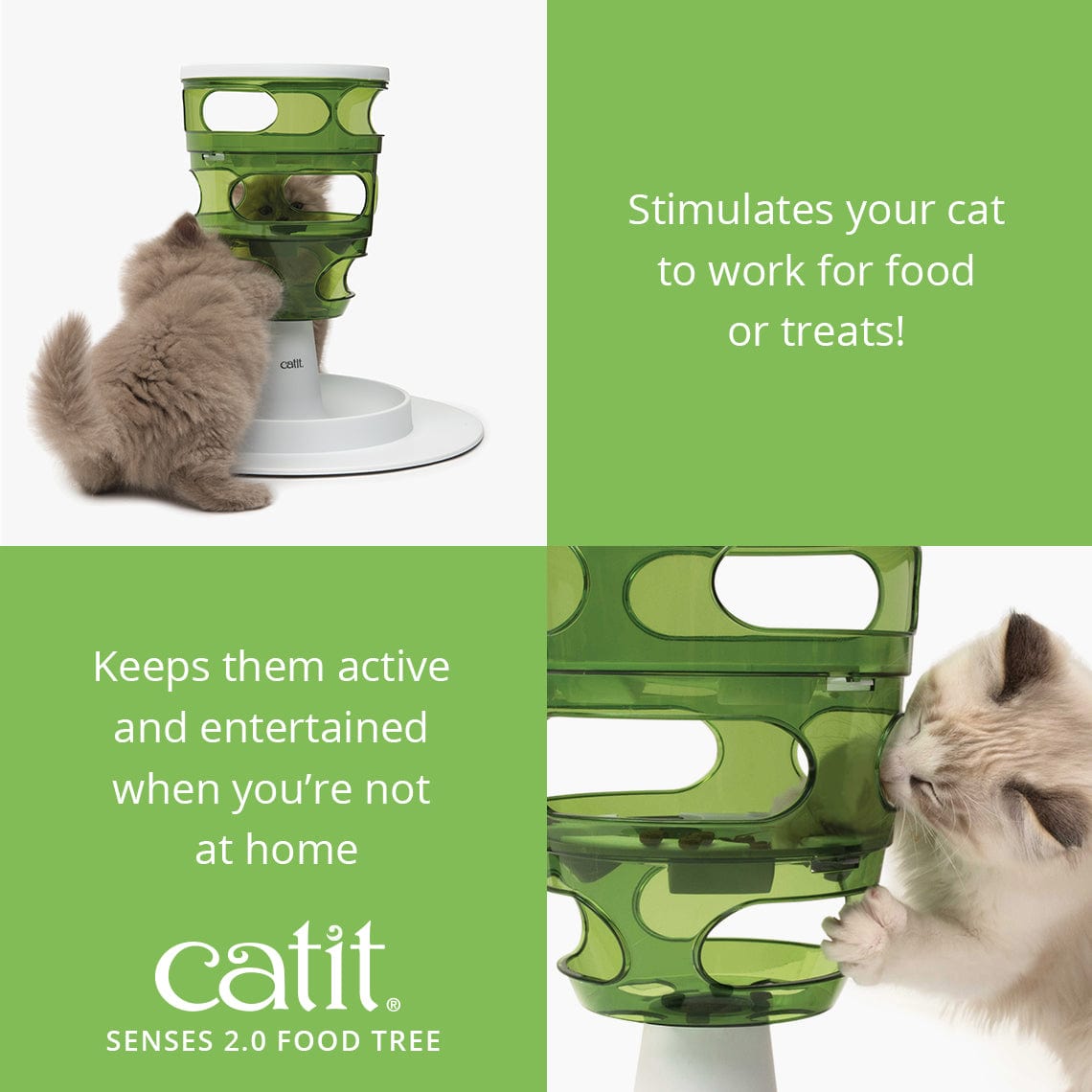 Catit 50739 Senses Cat Treat Maze, 8 lb