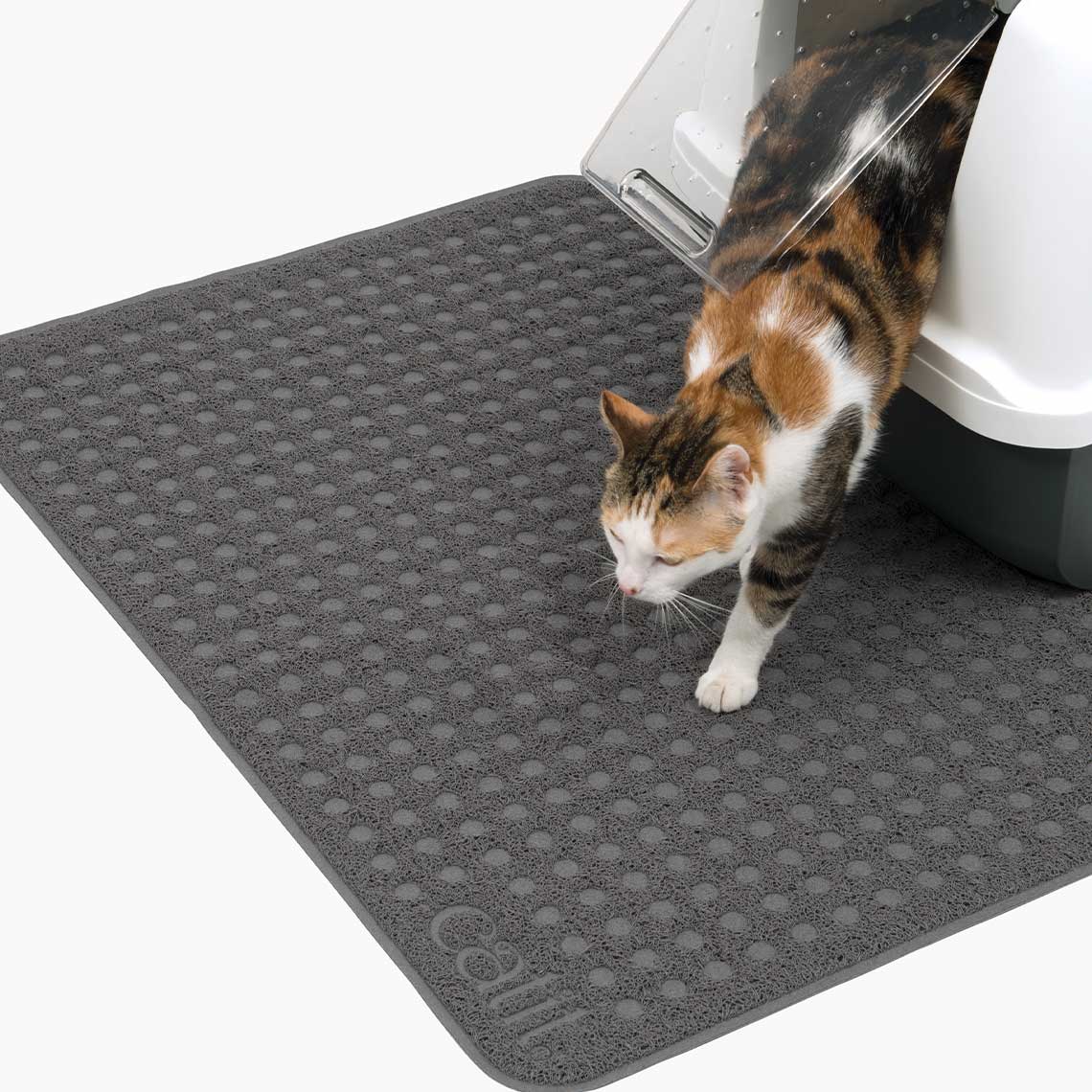 Oversized cat 2025 litter mat