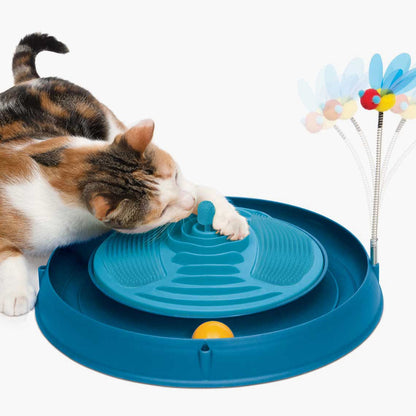 Catit Circuit Ball Toy with Catnip Massager