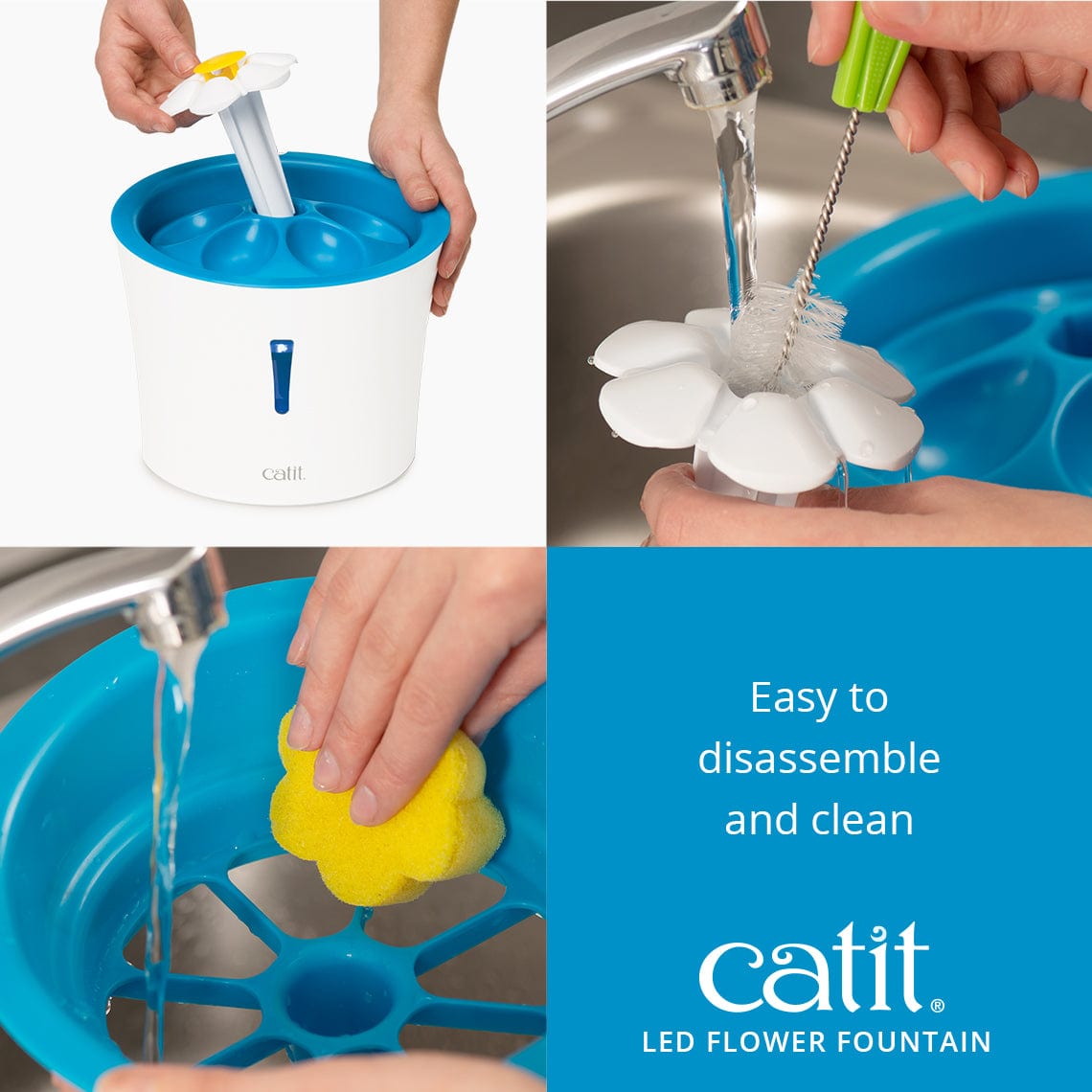 Catit led water clearance fountain